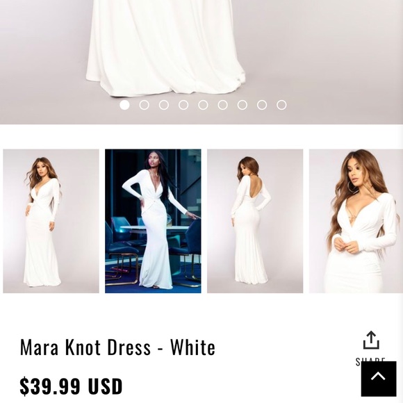 Fashion Nova White Dress - Picture 4 of 4